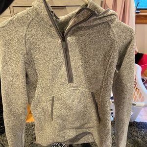 Lulu lemon quarterzip hooded sweatshirt